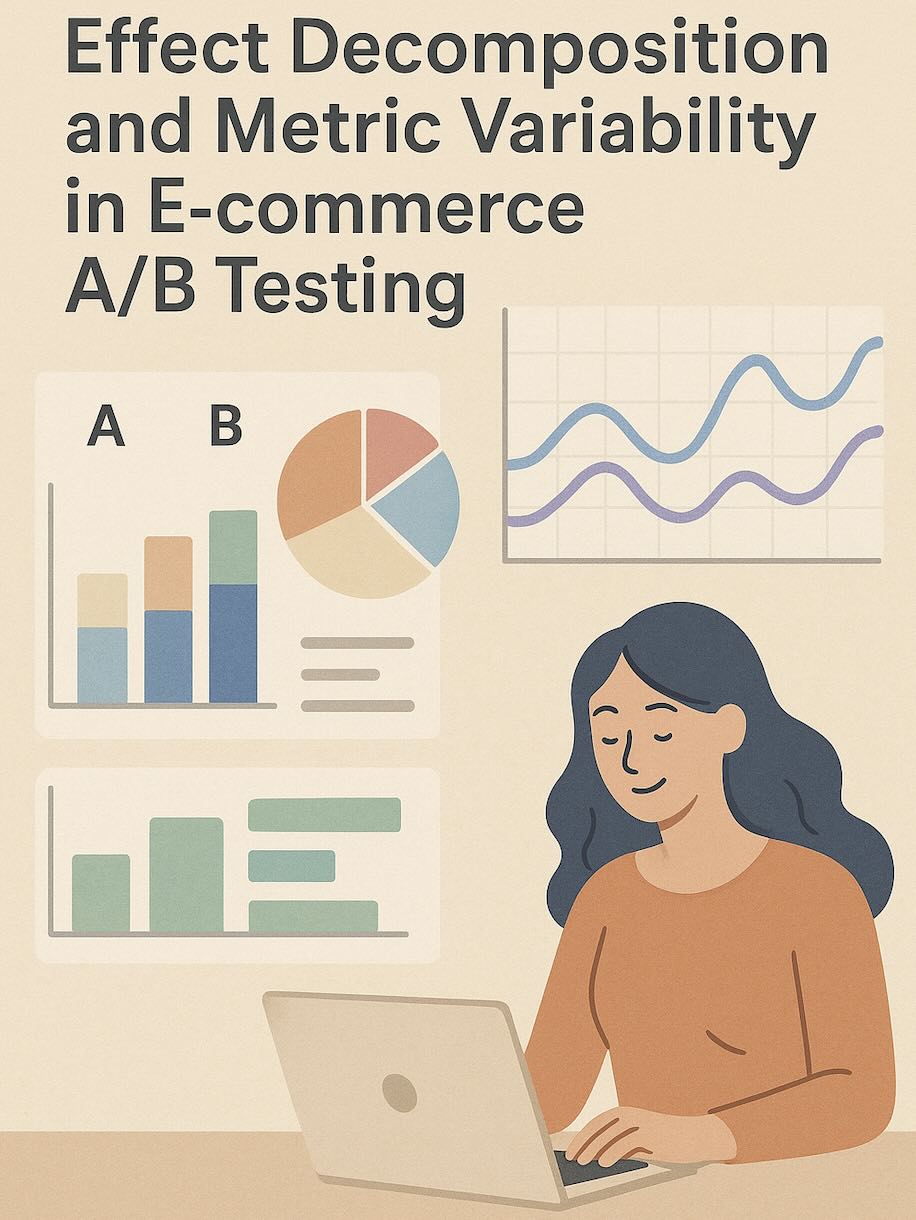 Декомпозиция эффекта и вариативность метрик в e-commerce A/B-тестах